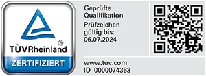 Bausachverständiger für Schäden an Gebäuden mit TÜV Rheinland geprüfter Sachkunde (PersCert TÜV Rheinland)